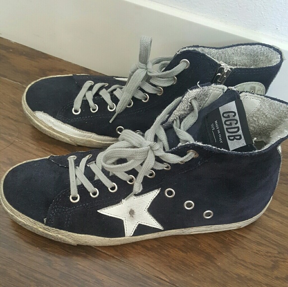 Golden Goose GGDB Hi Top Sneakers Sz8 - Picture 2 of 8